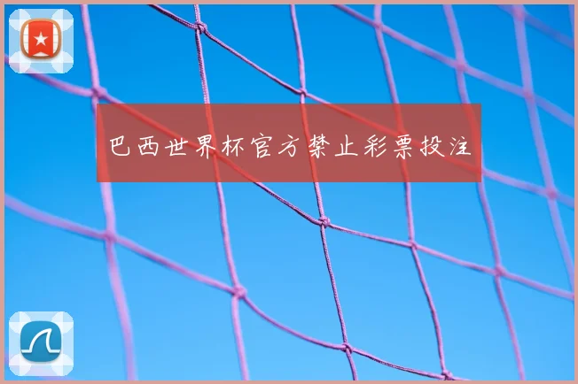 巴西世界杯官方禁止彩票投注